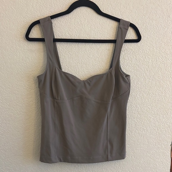 Free People Taupe Camisole Tank Top M - Picture 1 of 7